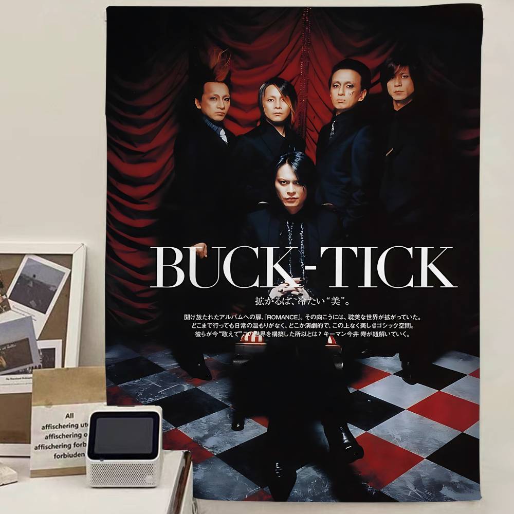 Wall Scroll Tapestry - งานศิลปะพิมพ์ลายวินเทจคลาสสิก B-Buck T-Tick สำหรับตกแต่งผนังห้องแนวไซไฟ