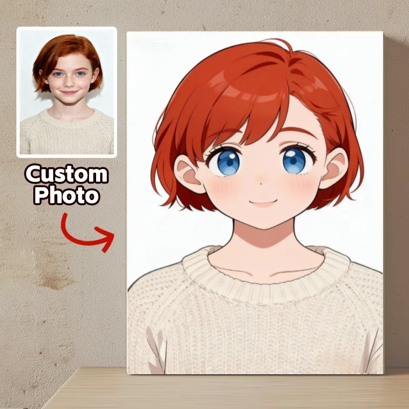 Anime Poster Print - ภาพการ์ตูนอนิเมะแบบกำหนดเอง โปสเตอร์ภาพถ่ายส่วนตัวและภาพพิมพ์บนผ้าแคนวาส ของขวัญสร้างสรรค์ที่สมบูรณ์แบบสำหรับเพื่อน ครอบครัว และคู่รัก
