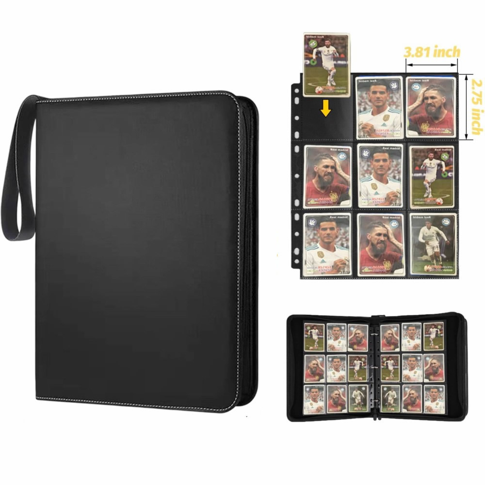 Collector Card Sleeve - สมุดใส่การ์ด 9 ช่อง แบบสองด้าน พร้อมซองใส่การ์ด 50