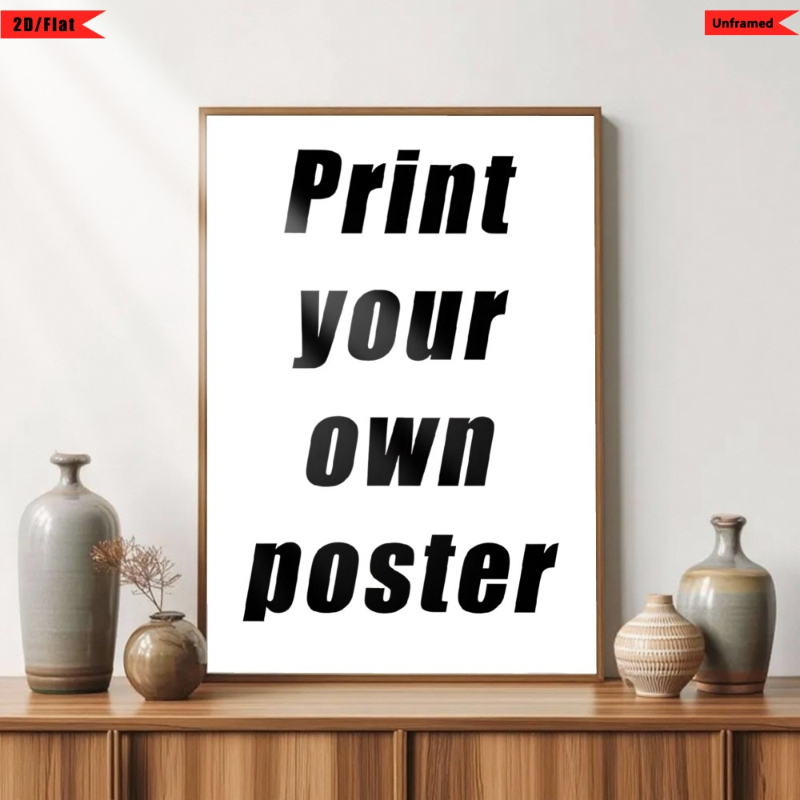 Anime Poster Print - ภาพพิมพ์บนผ้าใบแบบกำหนดเองส่วนบุคคล โปสเตอร์ภาพถ่ายตามสั่ง สำหรับครอบครัว สัตว์เลี้ยง อนิเมะ วันเกิด