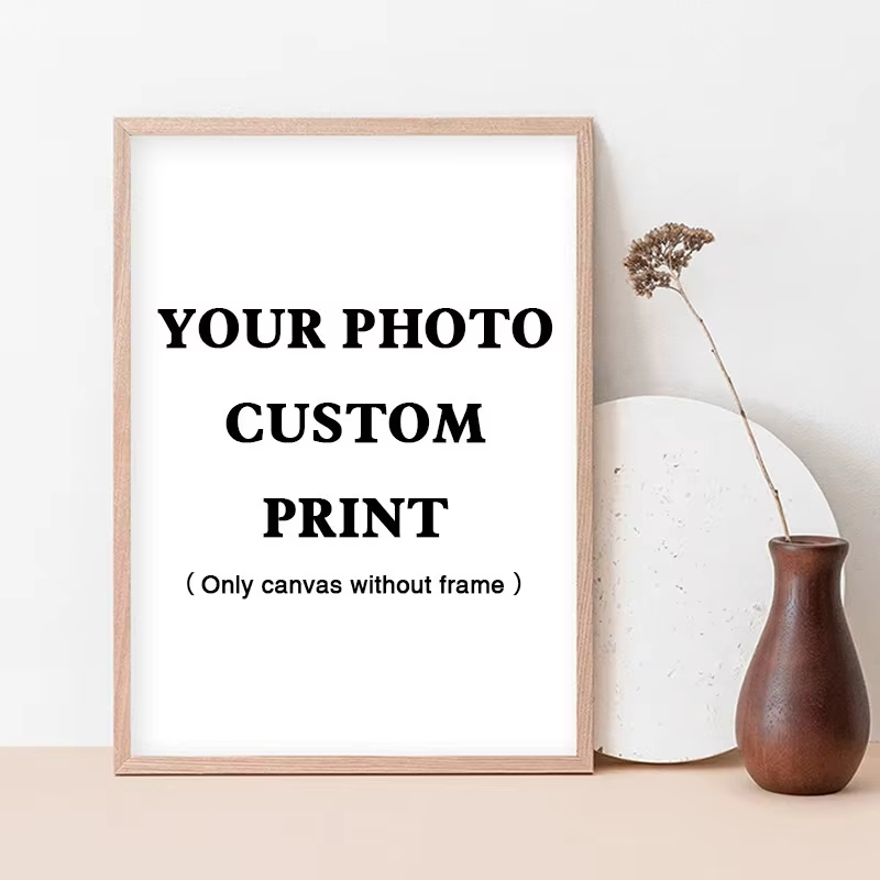 Art Print Framed - (ไม่มีกรอบ) ของขวัญส่วนตัว ภาพพิมพ์บนผ้าแคนวาสแบบกำหนดเอง ตกแต่งผนังด้วยภาพวาดจากรูปถ่ายของคุณ ภาพตกแต่งเรียบง่ายสำหรับบ้าน