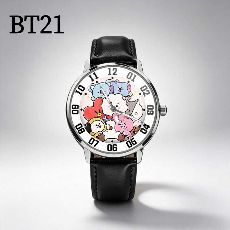 นาฬิกาข้อมือ BT21 ลายการ์ตูนน่ - Anime Merchandise Types บทวิจารณ์และราคา