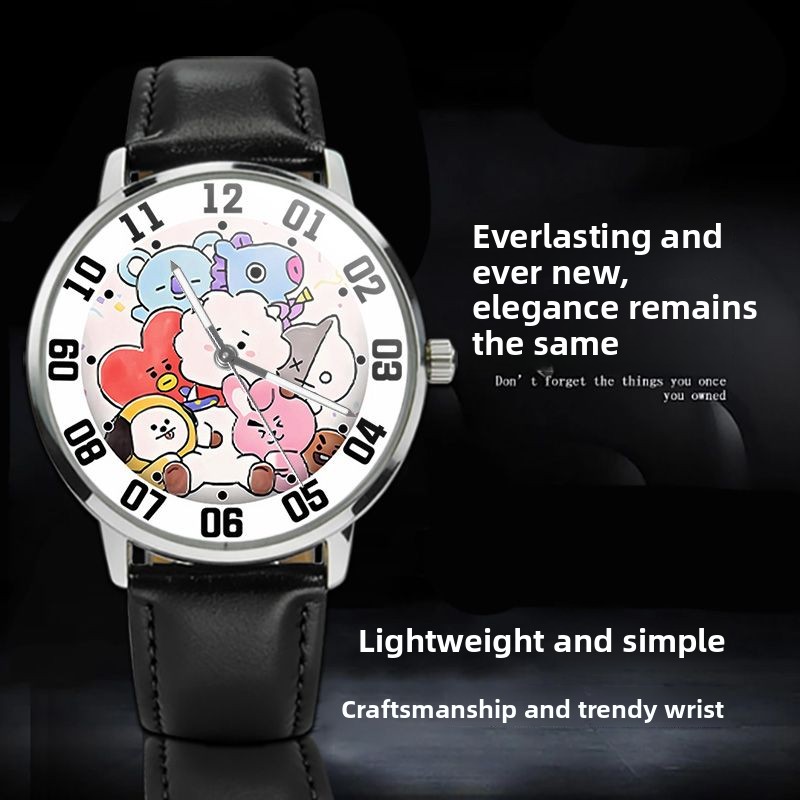 นาฬิกาข้อมือ BT21 ลายการ์ตูนน่ - Anime Merchandise Types บทวิจารณ์และราคา
