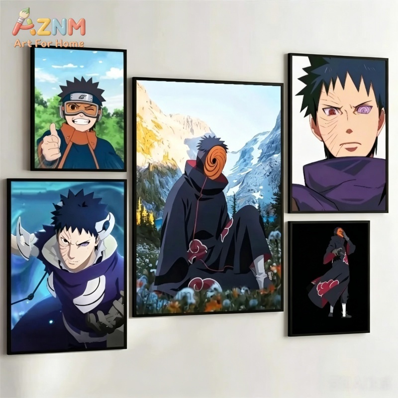 AZNM นารูโตะ อุจิวะ โอบิโตะ โท - Anime Merchandise Posters บทวิจารณ์และราคา