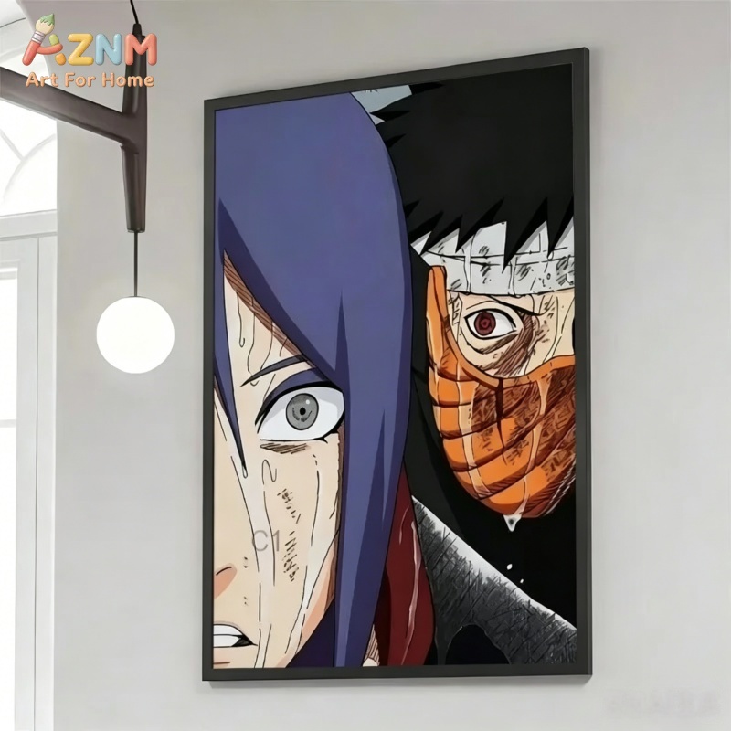 AZNM นารูโตะ อุจิวะ โอบิโตะ โท - Anime Merchandise Posters บทวิจารณ์และราคา