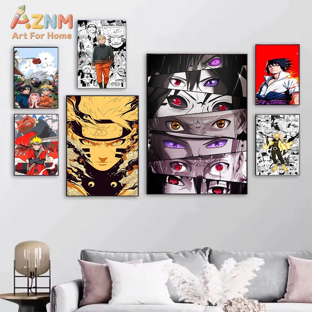 AZNM ภาพพิมพ์ผ้าแคนวาสตัวละครอ - Anime Merchandise Posters บทวิจารณ์และราคา