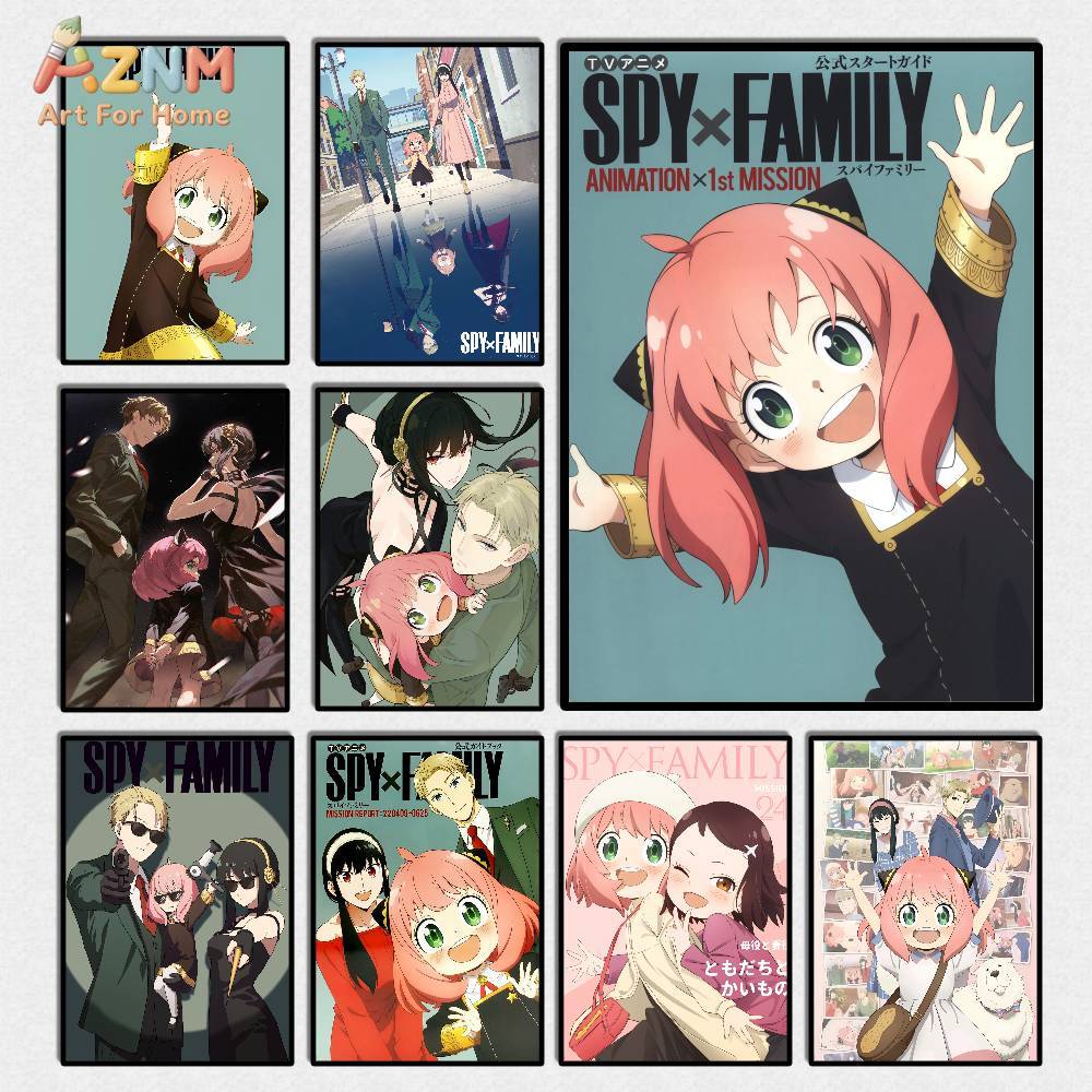AZNM Spy x Family อะนิเมะภาพพิ - Anime Merchandise Posters บทวิจารณ์และราคา