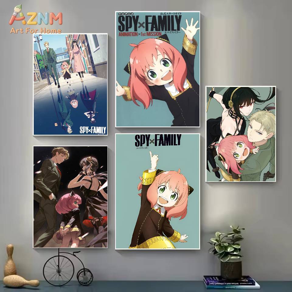 AZNM Spy x Family อะนิเมะภาพพิ - Anime Merchandise Posters บทวิจารณ์และราคา
