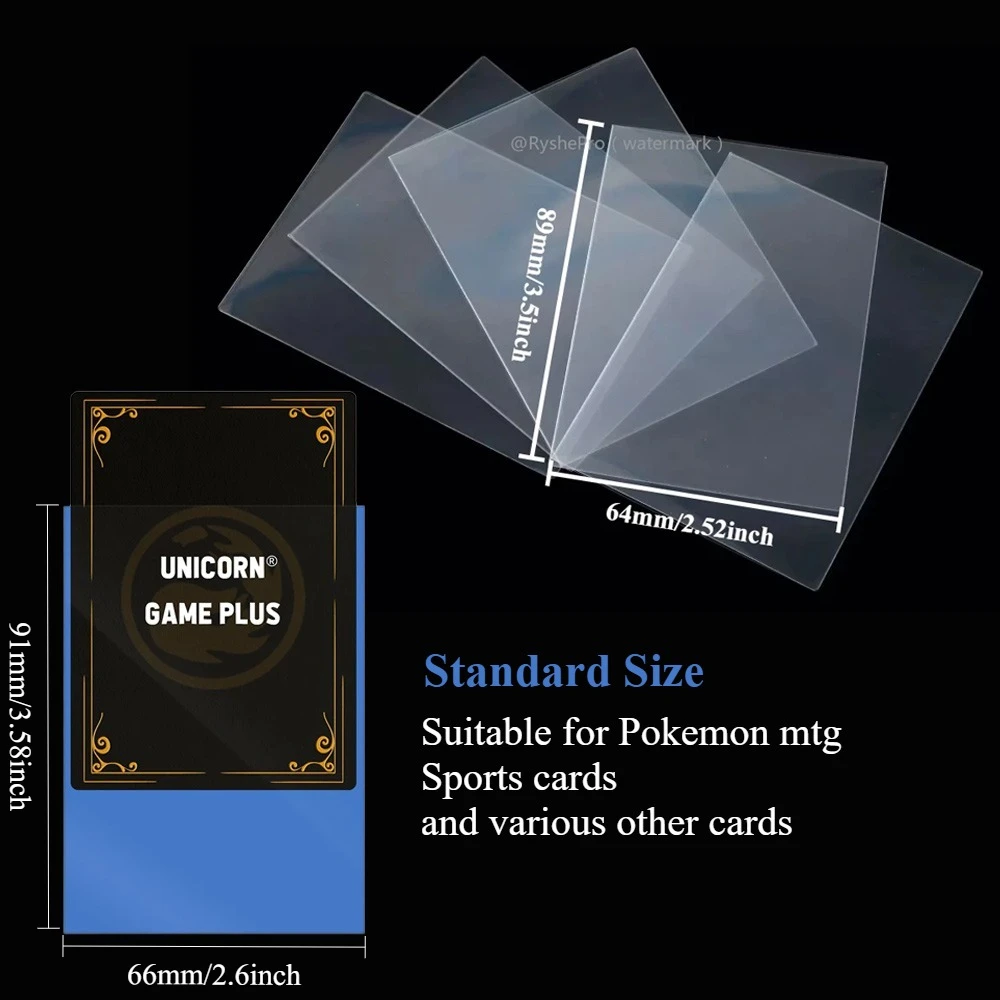 200PCS แขนการ์ดการ์ด Double La - Collector Card Sleeve บทวิจารณ์และราคา