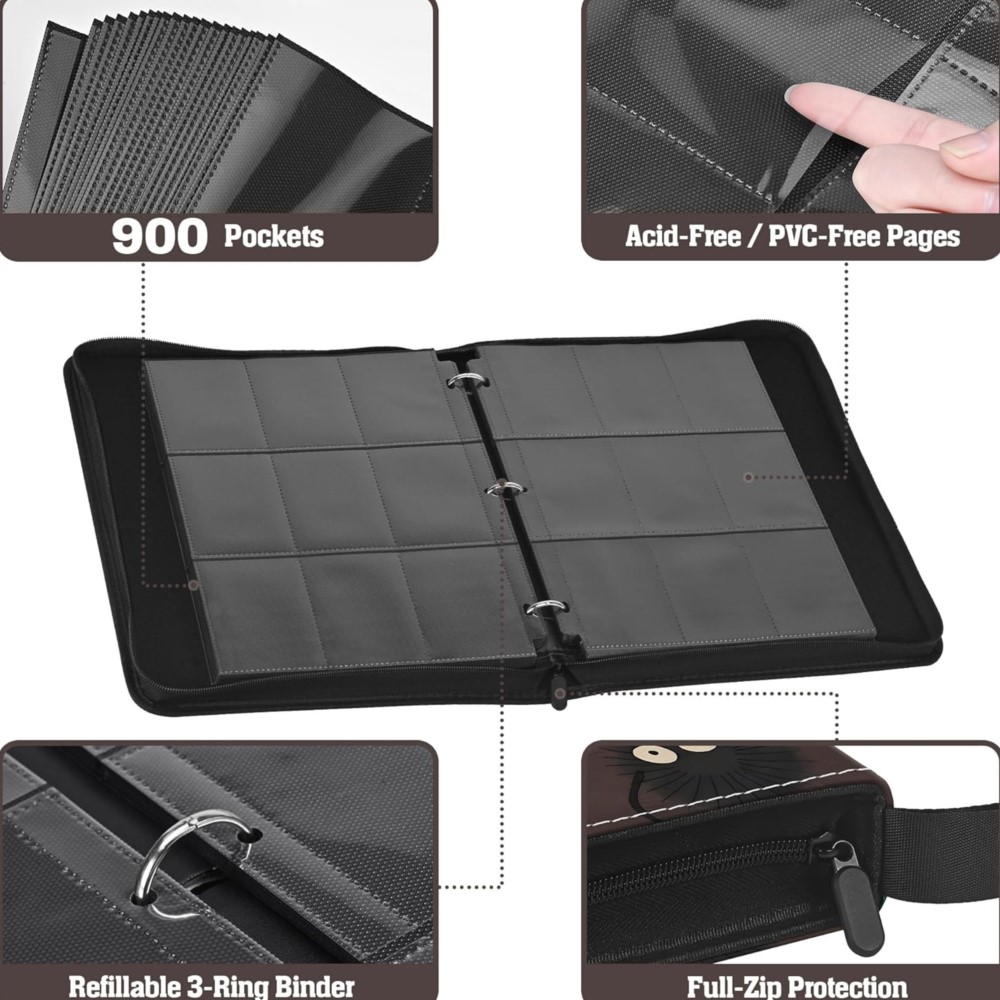 สมุดใส่การ์ด 9 ช่อง แบบสองด้าน - Collector Card Sleeve บทวิจารณ์และราคา