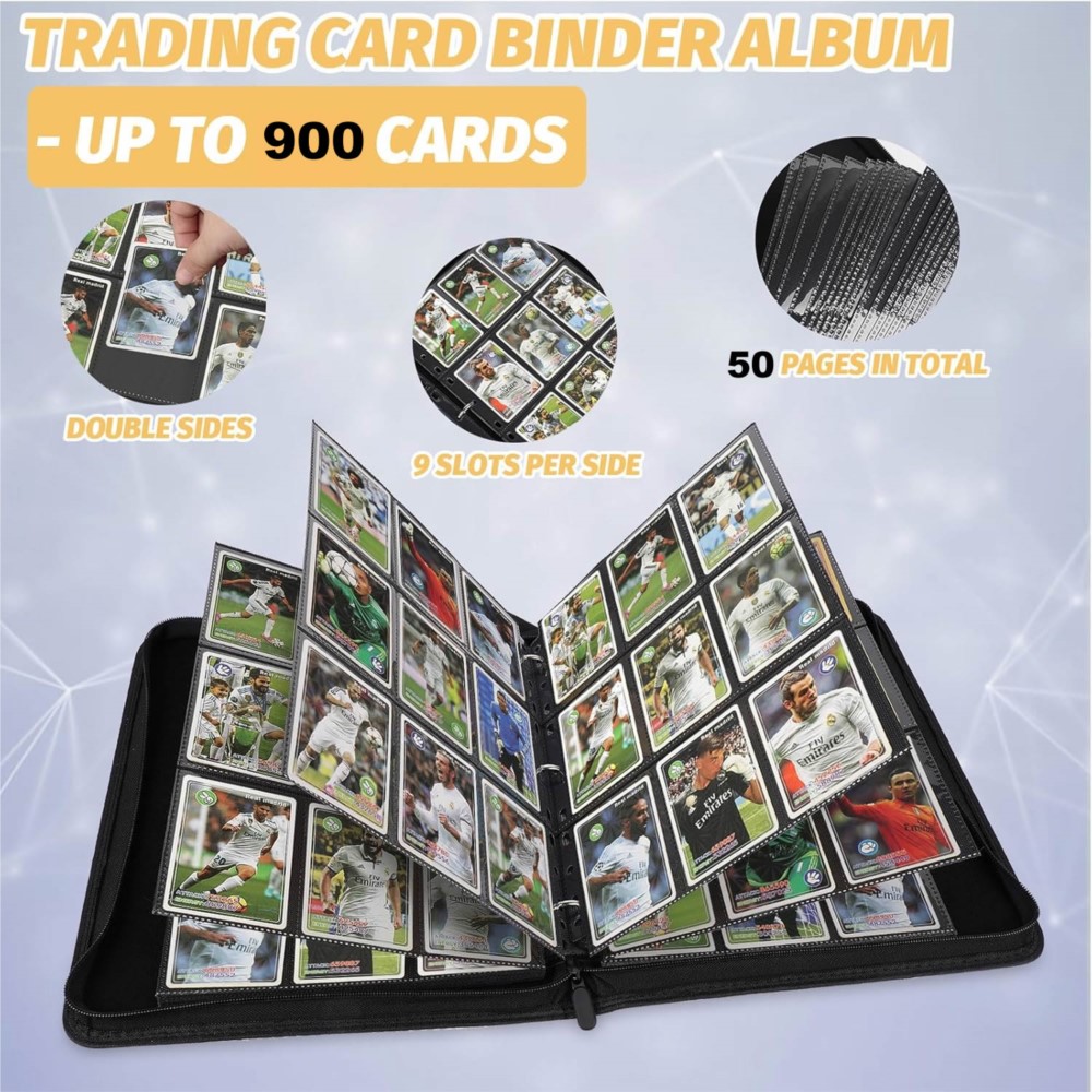 สมุดใส่การ์ด 9 ช่อง แบบสองด้าน - Collector Card Sleeve บทวิจารณ์และราคา