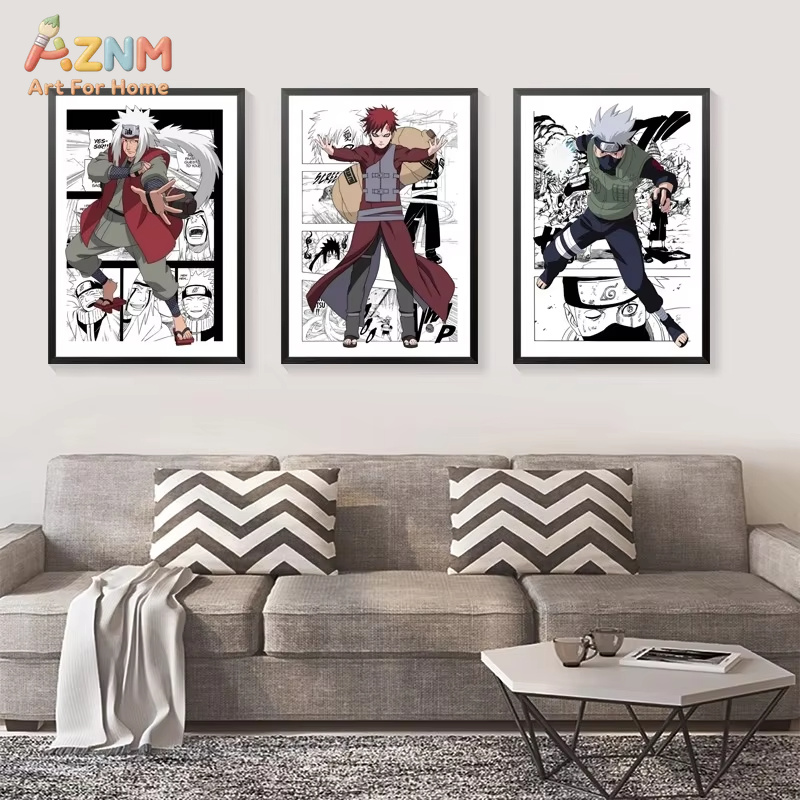 1 ชิ้นภาพวาดบนผืนผ้าใบไร้กรอบ  - Anime Merchandise Posters บทวิจารณ์และราคา