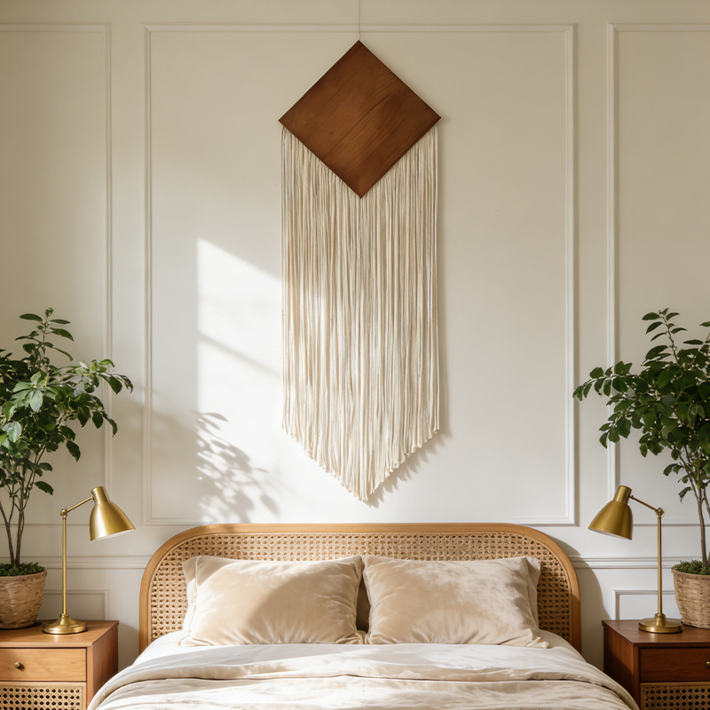 ผ้าทอเชือกฝ้ายสไตล์โบฮีเมียนพร - Wall Scroll Tapestry บทวิจารณ์และราคา