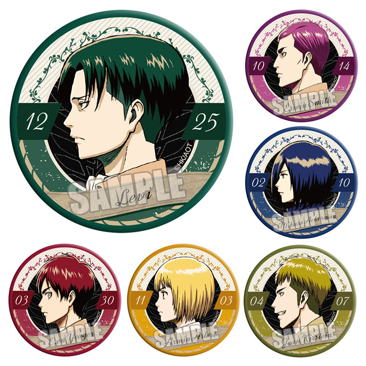 ชุดเข็มกลัดอนิเมะ Attack on Ti - Anime Merchandise Types บทวิจารณ์และราคา