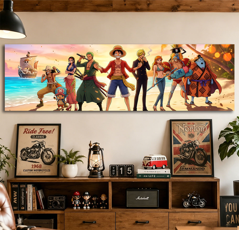ผ้าแขวนผนังลายวันพีซ สโมสรหมวก - Wall Scroll Tapestry บทวิจารณ์และราคา