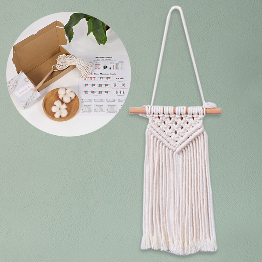 Handmade ถัก Mini Tapestry Mac - Wall Scroll Tapestry บทวิจารณ์และราคา