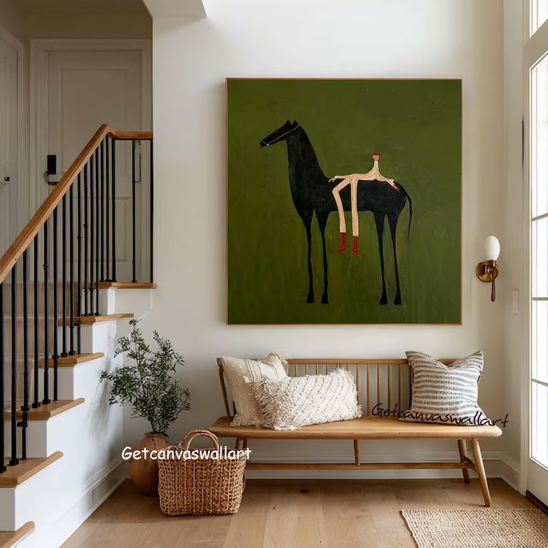 ภาพพิมพ์ศิลปะนามธรรมสมัยใหม่ลา - Art Print Framed บทวิจารณ์และราคา