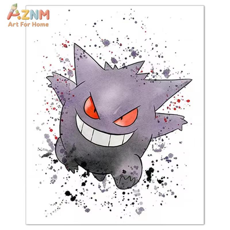 1 ชิ้น，อะนิเมะโปเกมอนภาพวาดผ้า - Anime Merchandise Posters บทวิจารณ์และราคา