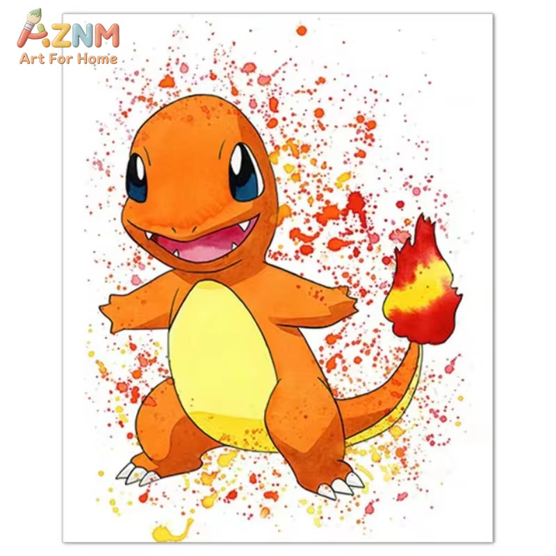 1 ชิ้น，อะนิเมะโปเกมอนภาพวาดผ้า - Anime Merchandise Posters บทวิจารณ์และราคา