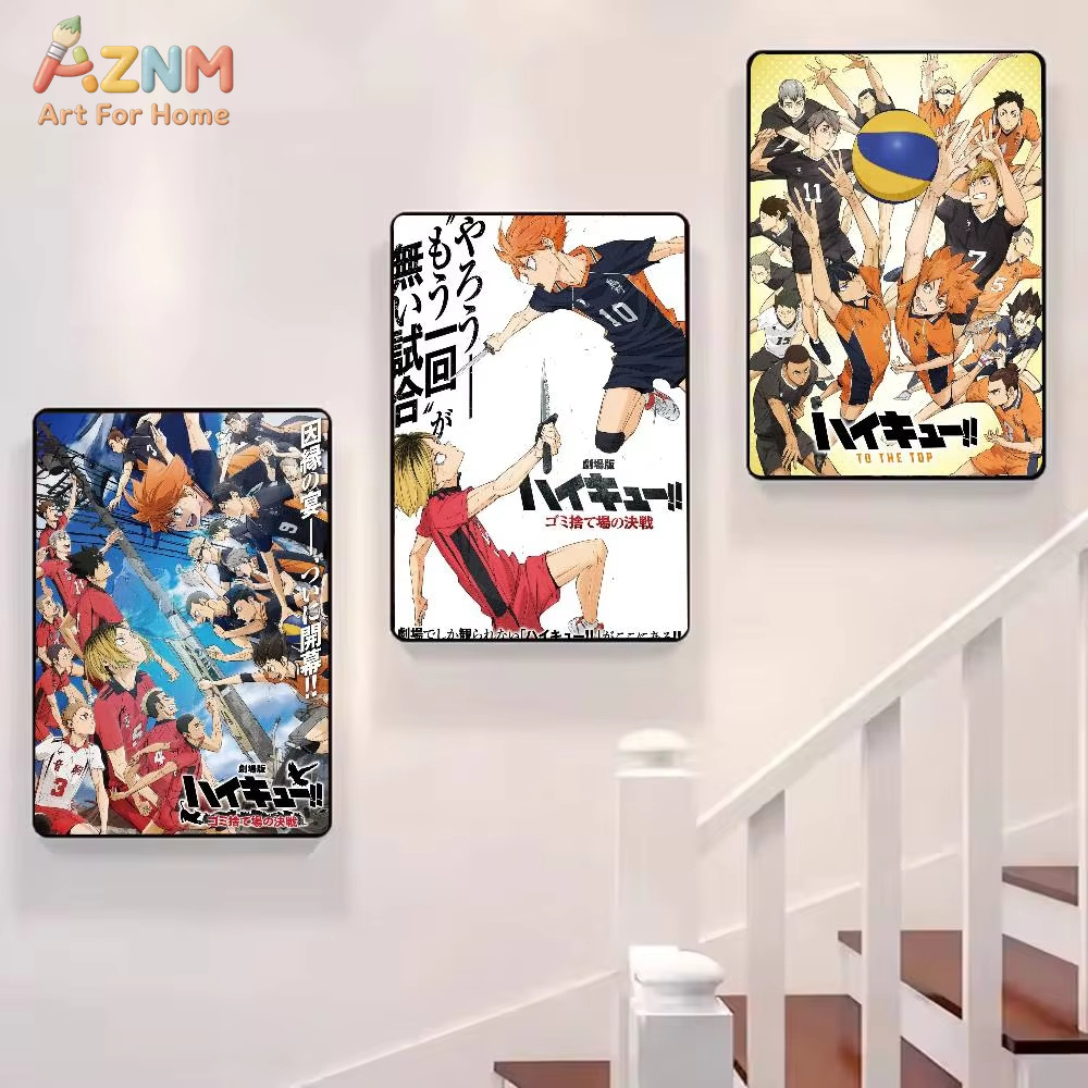 1 ชิ้น，H-Haikyuu โปสเตอร์อนิเม - Anime Merchandise Posters บทวิจารณ์และราคา